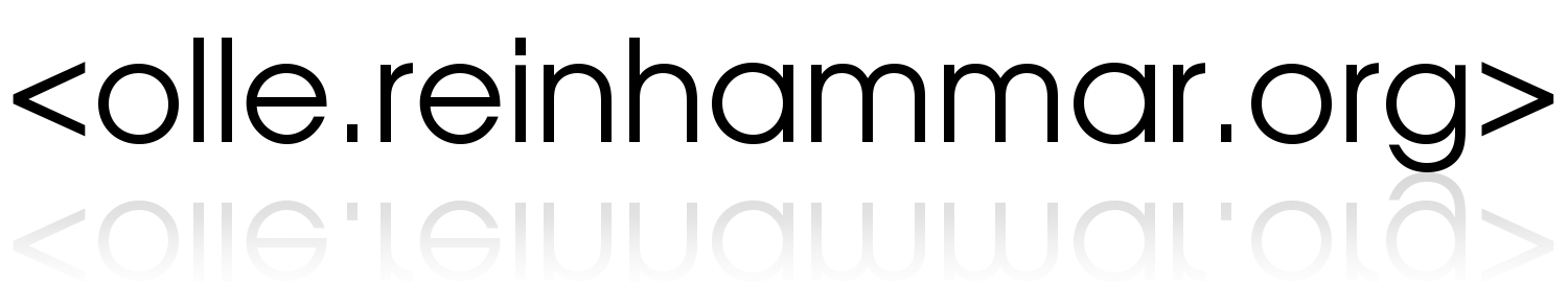 Olle Reinhammar.org